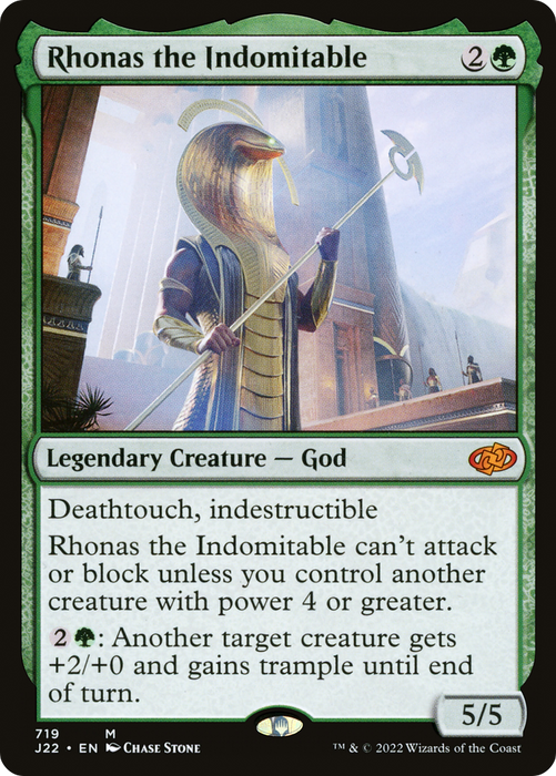 Rhonas the Indomitable (J22-719) - mythic