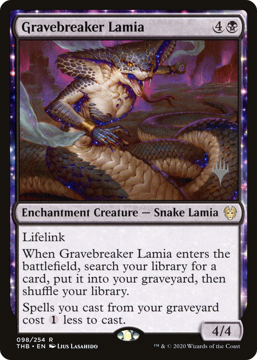 Gravebreaker Lamia (PPTHB-98P) - rare: (enchantment)