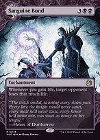 Sanguine Bond (WOT-035) - rare: (Showcase) (Borderless) - Foil