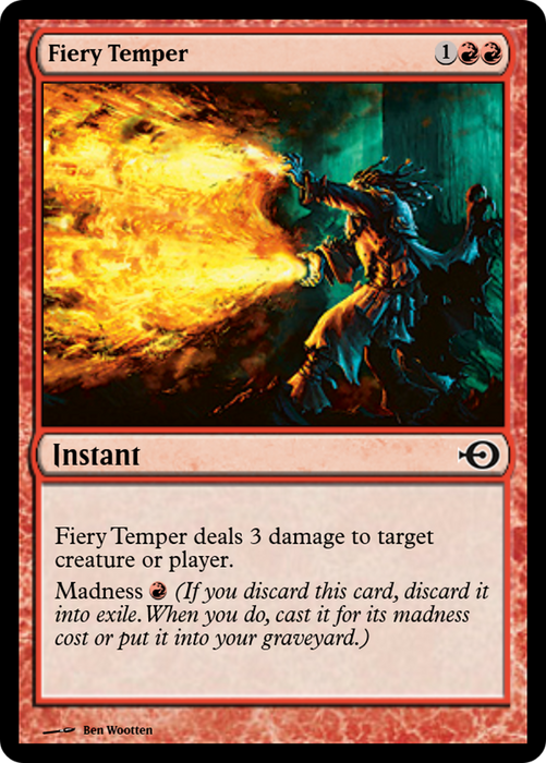Fiery Temper (PRM-35978) - common - Foil