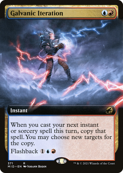 Galvanic Iteration (MID-371) - rare: (Extended Art) - Foil
