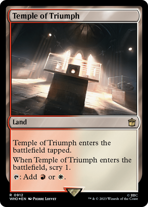 Temple of Triumph (WHO-912) - rare - Foil