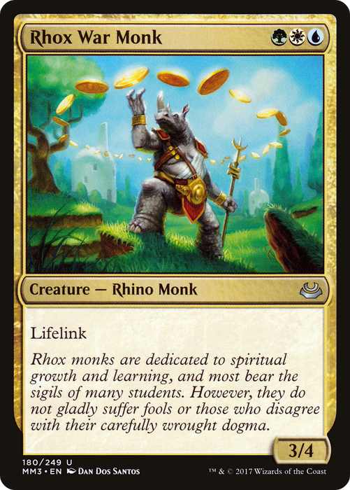 Rhox War Monk (MM3-180) - uncommon - Foil