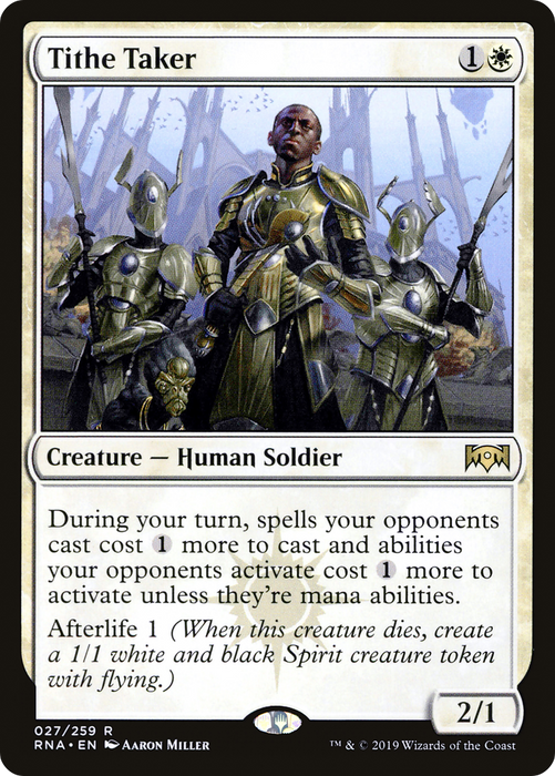 Tithe Taker (RNA-027) - rare - Foil