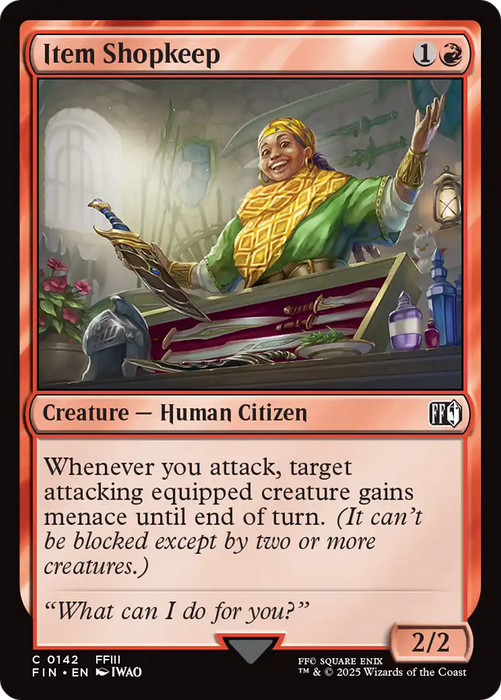 Item Shopkeep (FIN-142) - common - Foil