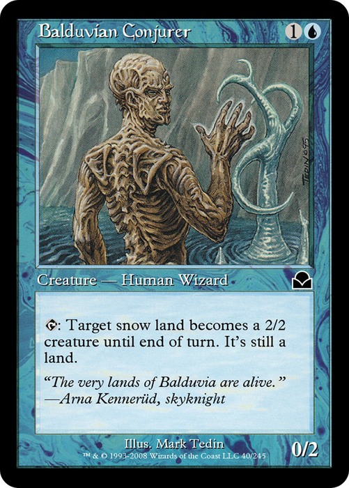 Balduvian Conjurer (ME2-040) - common - Foil