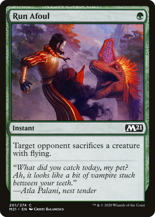 Run Afoul (M21-201) - common - Foil