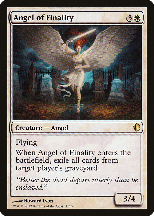 Angel of Finality (C13-004) - rare