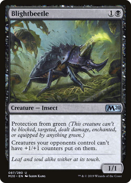 Blightbeetle (M20-087) - uncommon - Foil