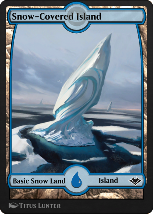 Snow-Covered Island (PANA-258) - common: (Full Art)