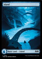 Island (WOE-263) - common: (Full Art) - Foil