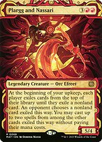 Plargg and Nassari (MAT-068) - rare: (Showcase) (Borderless)