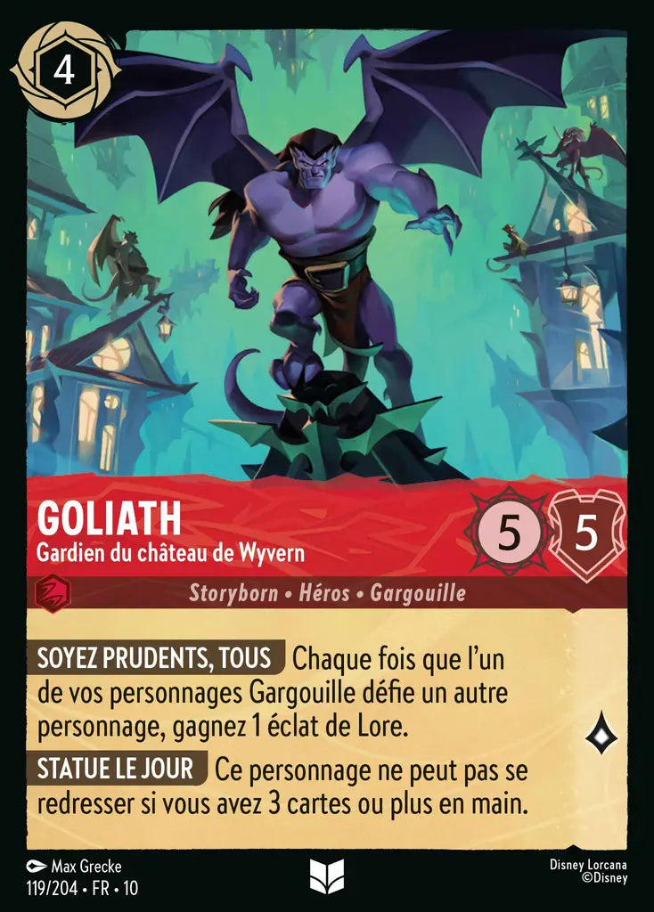 Goliath - Gardien du château de Wyvern (119/204) - LDLP - Inhabituelle - Cold Foil