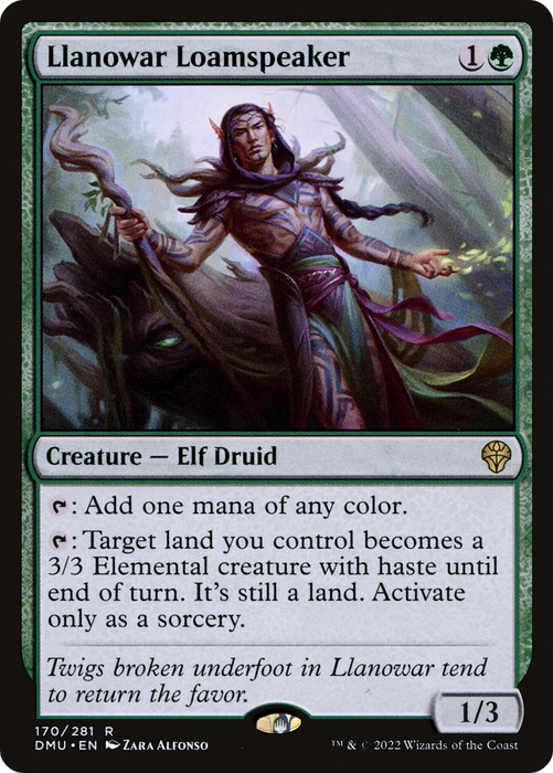 Llanowar Loamspeaker (DMU-170) - rare