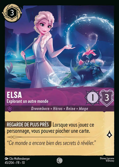 Elsa - Explorant un autre monde (45/204) - LDLP - Commune - Cold Foil