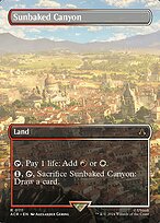 Sunbaked Canyon (ACR-111) - rare (Borderless)