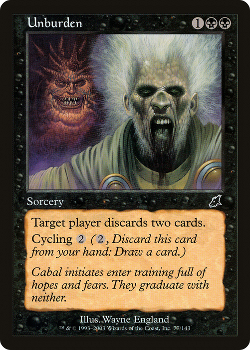 Unburden (SCG-077) - common