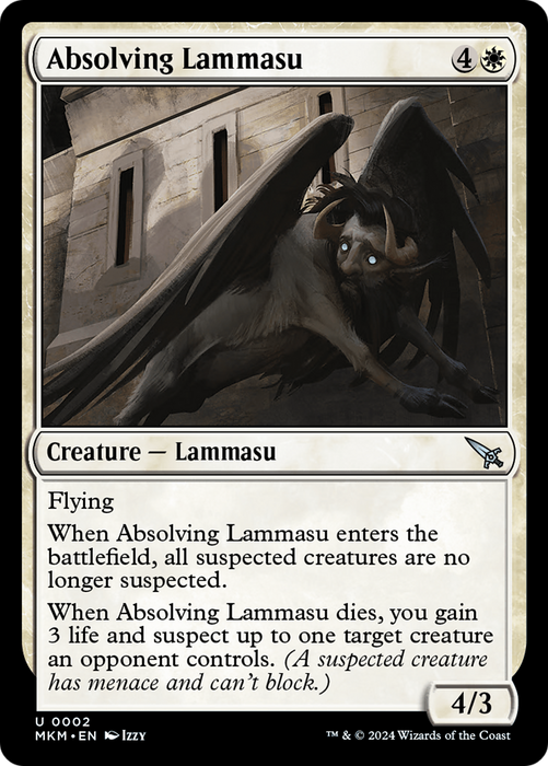 Absolving Lammasu (MKM-002) - uncommon