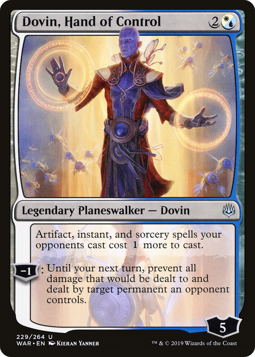 Dovin, Hand of Control (WAR-229) - uncommon - Foil