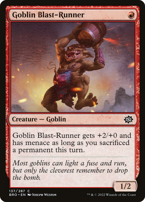Goblin Blast-Runner (BRO-137) - common