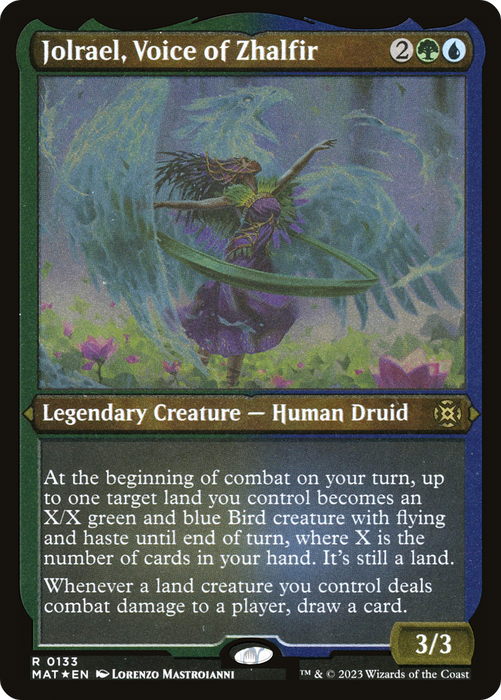 Jolrael, Voice of Zhalfir (MAT-133) - rare - Etched Foil