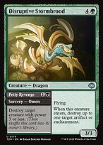 Disruptive Stormbrood // Petty Revenge (TDM-178) - uncommon - Foil