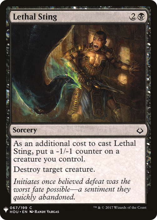Lethal Sting (LIST-HOU-67) - common