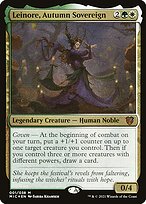 Leinore, Autumn Sovereign (MIC-001) - mythic