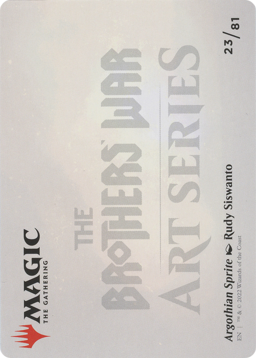 Argothian Sprite // Argothian Sprite (ABRO-023) - common (Borderless) - Foil