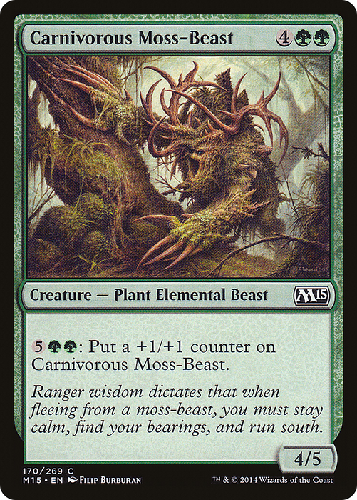 Carnivorous Moss-Beast (M15-170) - common - Foil