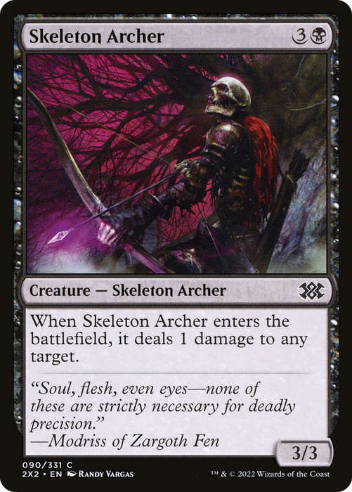 Skeleton Archer (2X2-090) - common - Foil