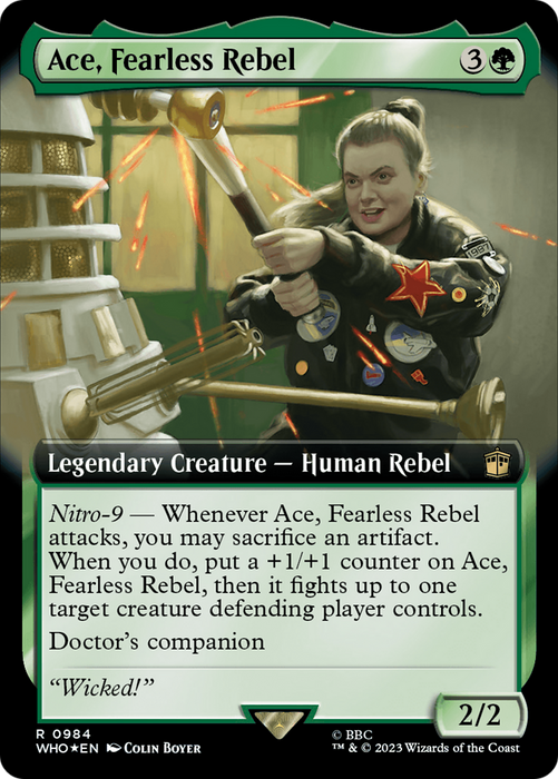 Ace, Fearless Rebel (WHO-984) - rare: (Extended Art) - Foil