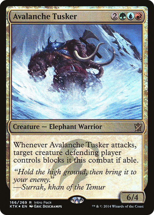 Avalanche Tusker (UMP-166) - rare - Foil