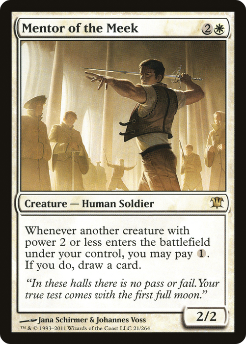 Mentor of the Meek (ISD-021) - rare - Foil