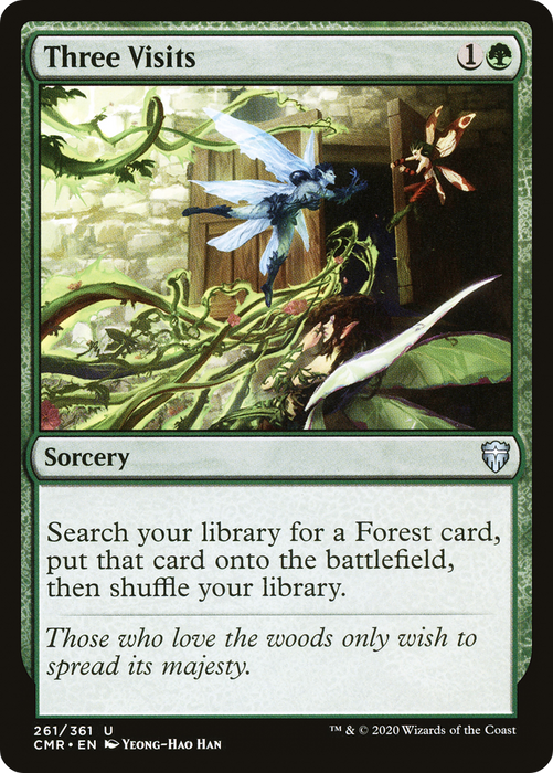 Three Visits (CMR-261) - uncommon - Foil
