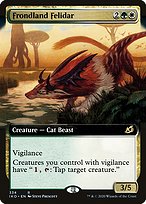 Frondland Felidar (IKO-334) - rare: (Extended Art) - Foil