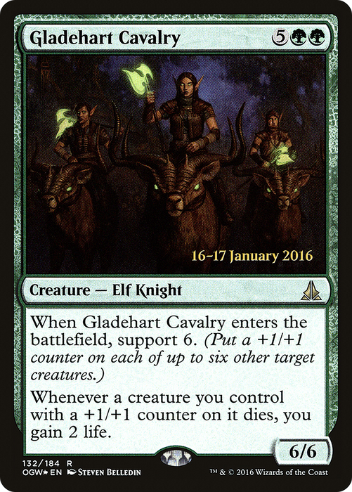Gladehart Cavalry (PRE-132S) - rare - Foil