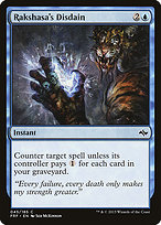 Rakshasa's Disdain (FRF-045) - common