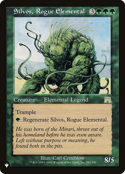 Silvos, Rogue Elemental (LIST-ONS-282) - rare