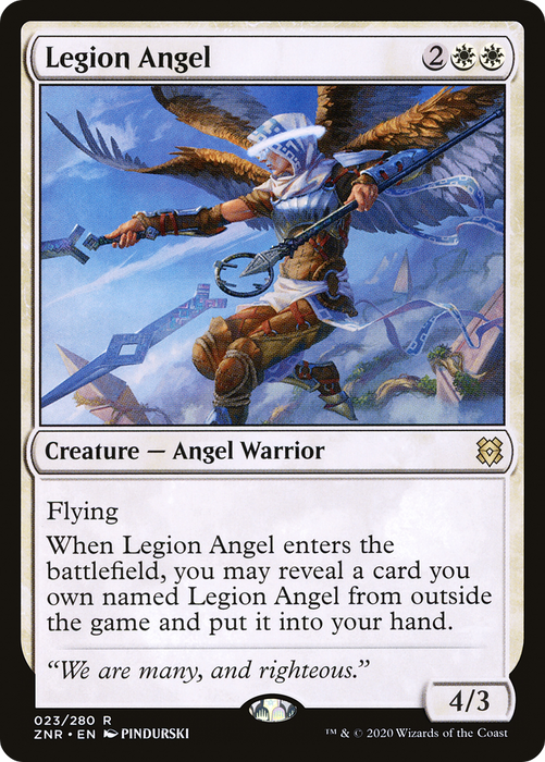 Legion Angel (ZNR-023) - rare - Foil