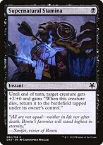 Supernatural Stamina (GN3-062) - common