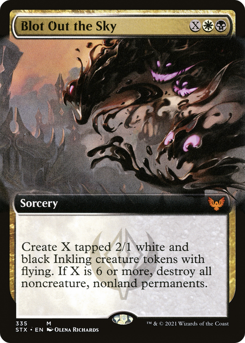 Blot Out the Sky (STX-335) - mythic: (Extended Art)