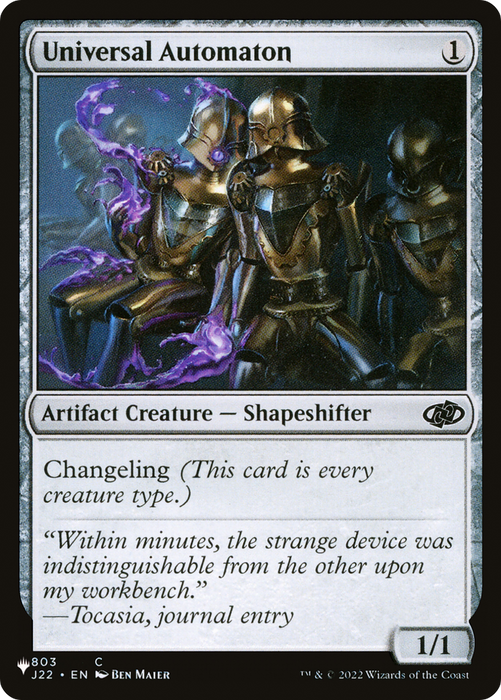 Universal Automaton (J22) (LIST-803) - common