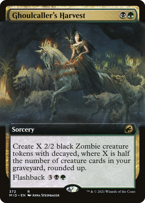 Ghoulcaller's Harvest (MID-372) - rare: (Extended Art)