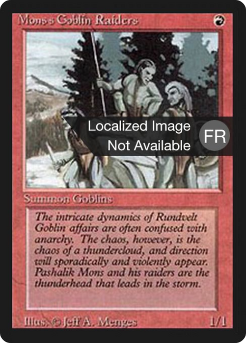 Mons's Goblin Raiders (FBB-167) - common