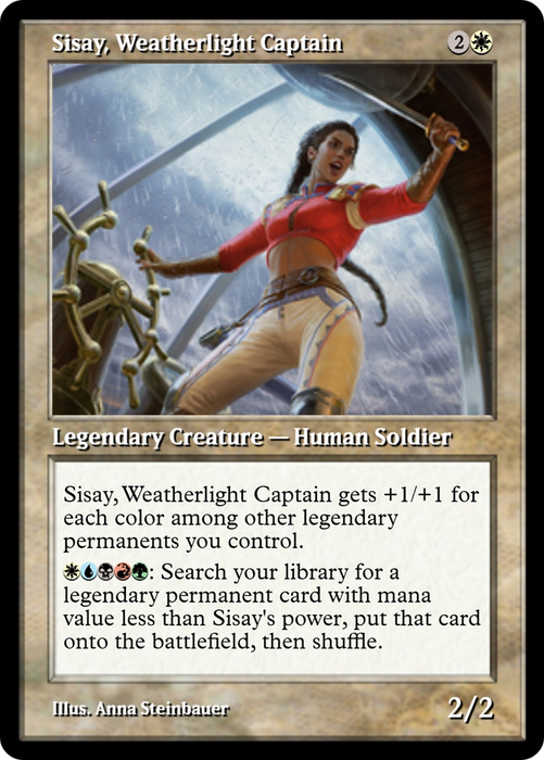 Sisay, Weatherlight Captain (PRM-91211) - rare