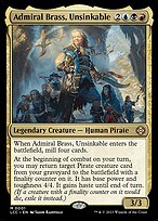 Admiral Brass, Unsinkable (LCC-001) - mythic