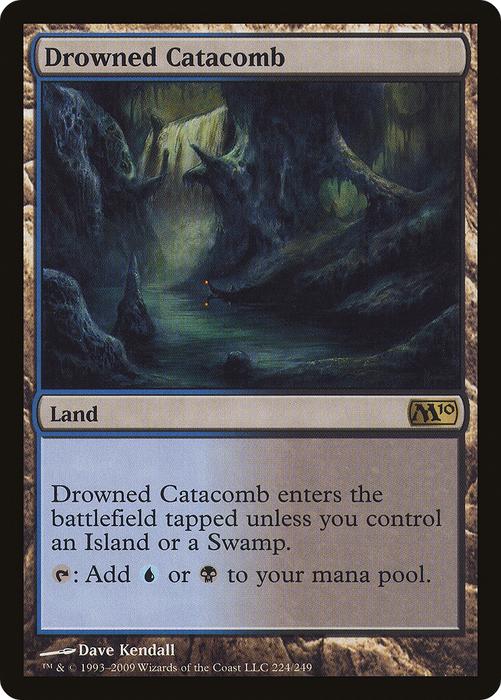 Drowned Catacomb (M10-224) - rare - Foil