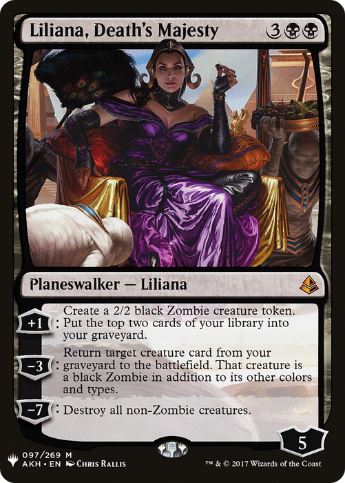 Liliana, Death's Majesty (LIST-AKH-97) - mythic