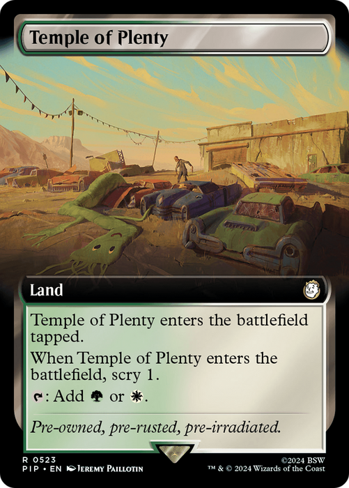 Temple of Plenty (PIP-523) - rare: (Extended Art)